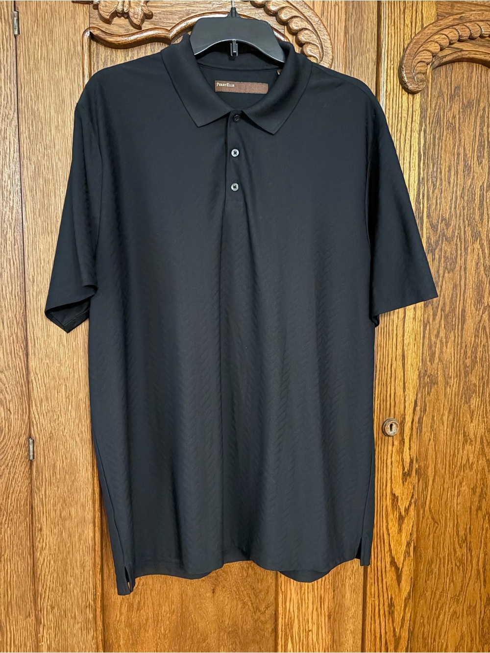 Perry Ellis Black Men's Polo Shirt